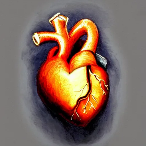 Prompt: human heart