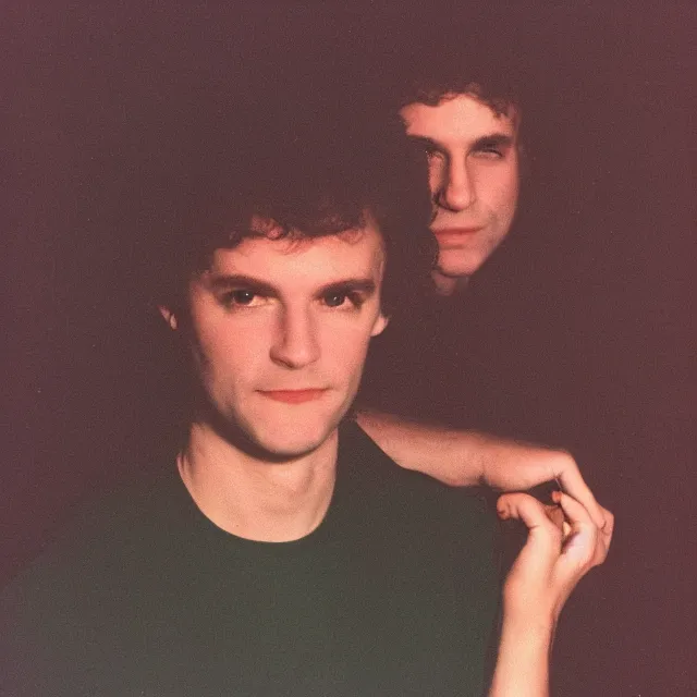 Prompt: soft lit 1980s portrait of Nathan Fake