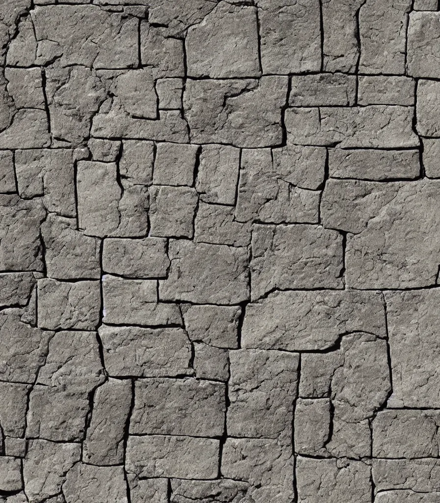 Prompt: texture map of horizontal stone with horizontal rectilinear ancient sacred engraving cutouts