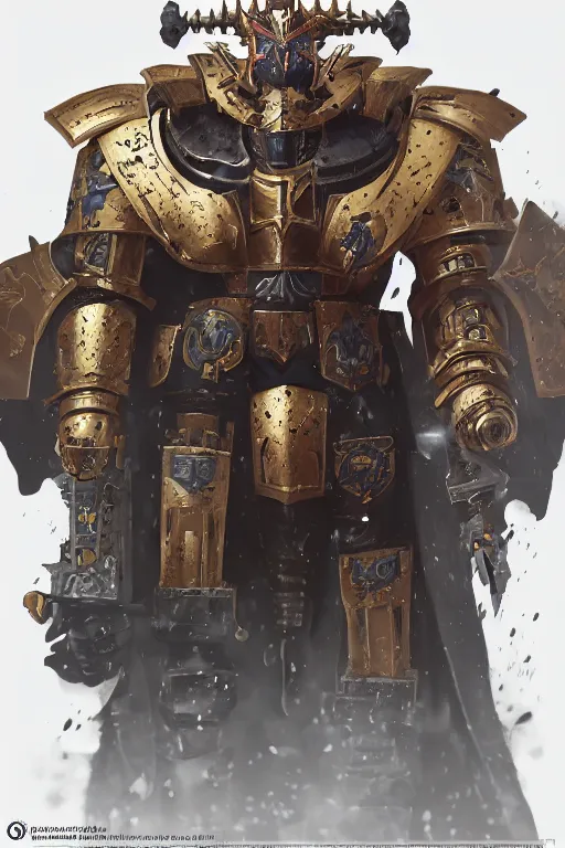 Image similar to queen portrait heros warhammer 4 0 k horus heresy fanart - the primarchs emperor by johannes helgeson animated with vfx concept artist & illustrator global illumination ray tracing hdr fanart arstation zbrush central hardmesh 8 k octane renderer comics stylized