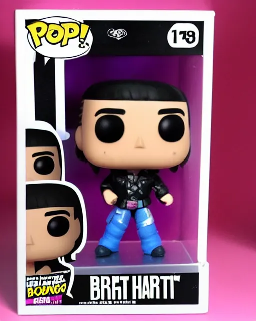 Image similar to Bret Hart Funko Pop. Photographic, photography