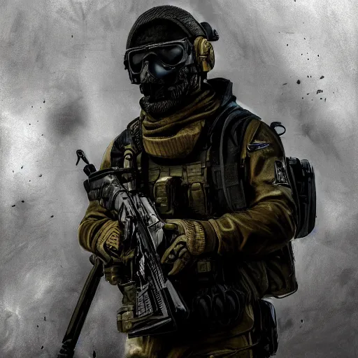 Ghost mask Call of duty Warfare Simon Riley