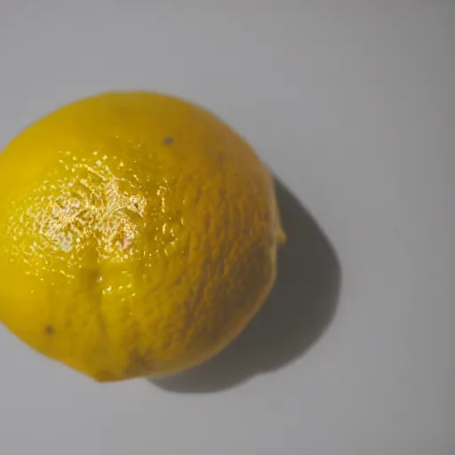 Prompt: “ a detailed photo of a lemon that looks like elvis presley, 8 k, sharp focus ”