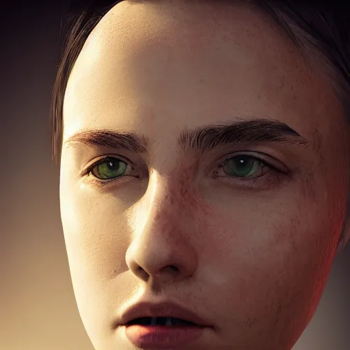 Prompt: self portrait of stable diffusion ai, hyper realistic, ultra detailed, dynamic lighting, digital art, concept, cinematic, trending on artstation, intricate, atmospheric,