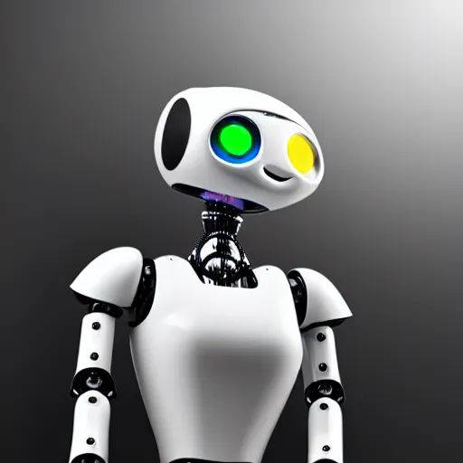Prompt: robot with a human pet , award winning photograph , realistic , 4k , HD , focus