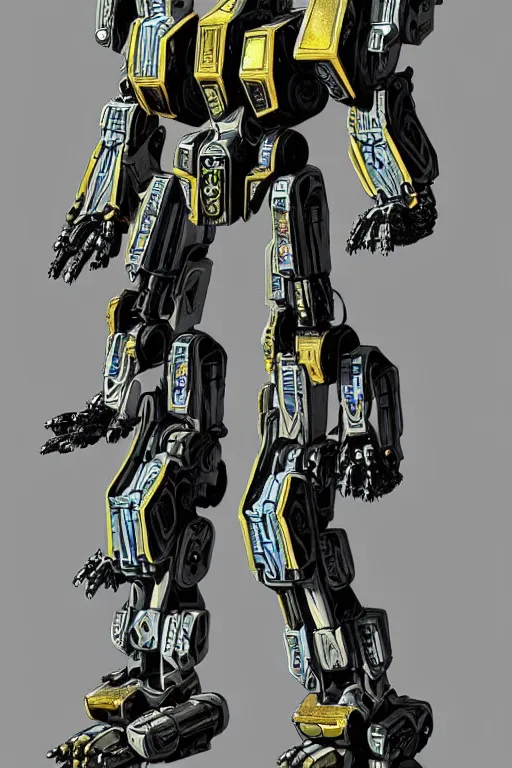 Image similar to mechwarrior _ 2, intricate ornate humanoid mecha warrior,