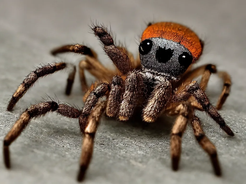 Image similar to close up shots of cute spider