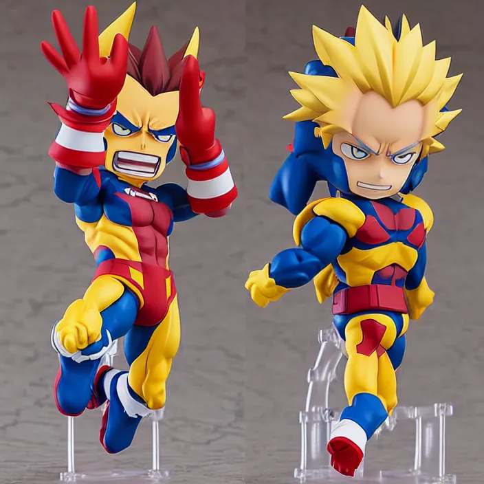 Image similar to (All might), An anime Nendoroid of (All might), figurine, detailed product photo