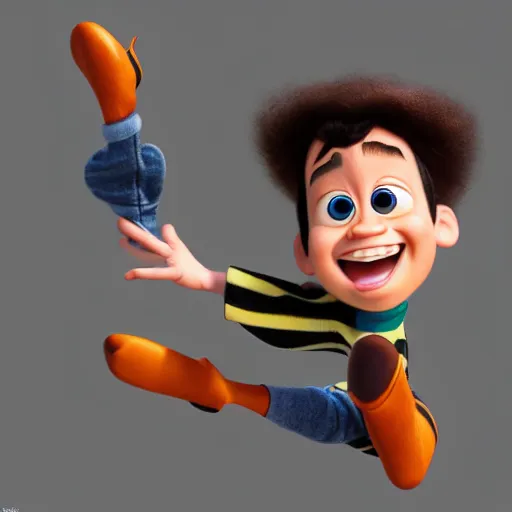 Image similar to new pixar disney dreamworks warner bros character, highly detailed, extremely high quality, hd, 4 k, 8 k, professional photographer, 4 0 mp, lifelike, top - rated, award winning, cinematic, realistic, detailed lighting, detailed shadows, sharp, no blur, edited, corrected, trending