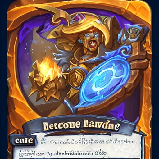 Image similar to new hearthstone card reveal