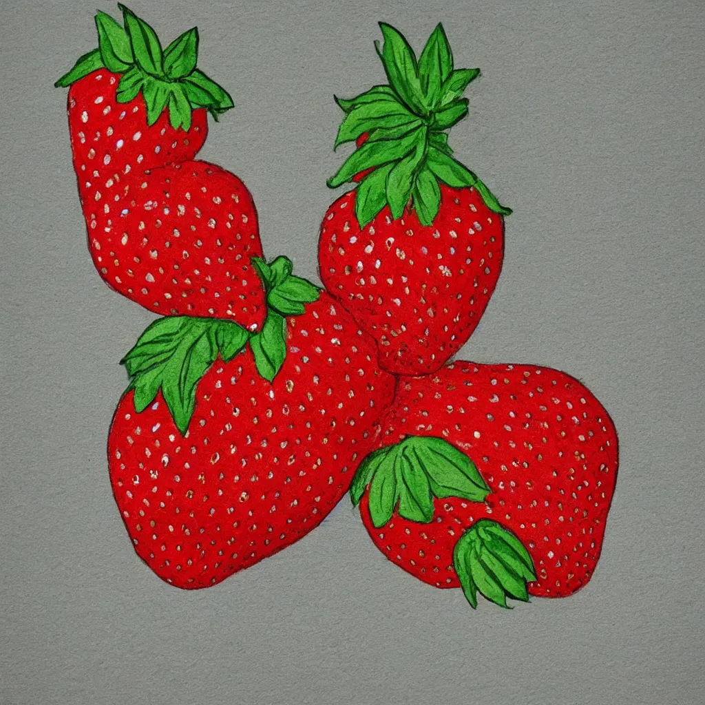 Image similar to happy strawberry