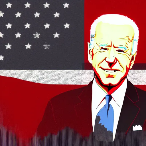 joe biden in the show naruto, digital art, trending on | Stable ...