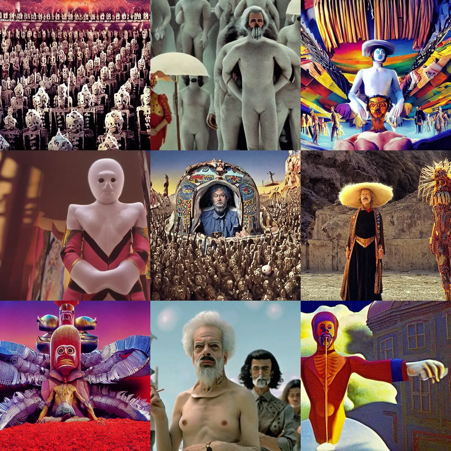 Prompt: extremely detailed movie still by alejandro jodorowsky