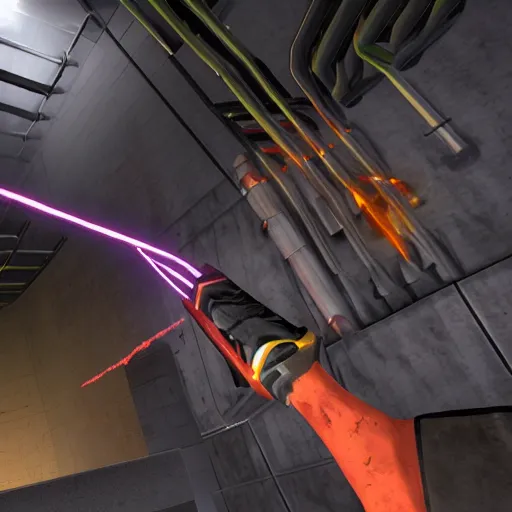 Prompt: Gordon Freeman Black Mesa Resonance Cascade Combin