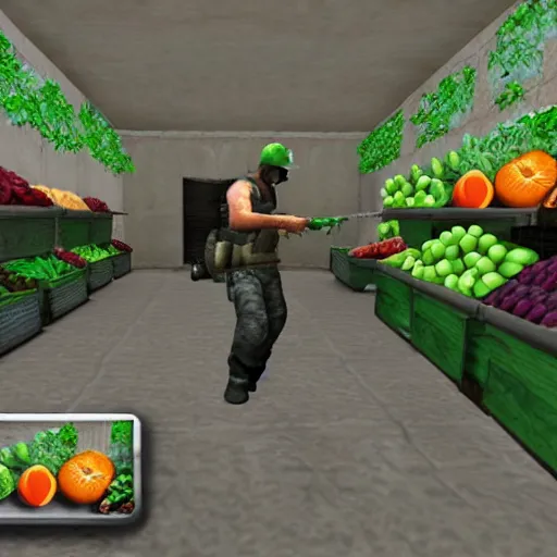 Image similar to counter strike greengrocer