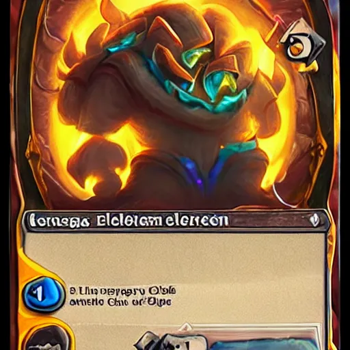 Image similar to air elemental giant golem, air and tornado theme, hearthstone art style, epic fantasy card game art