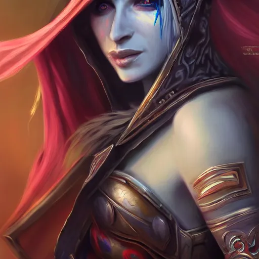 Image similar to sylvanas windrunner, artstation hall of fame gallery, editors choice, #1 digital painting of all time, most beautiful image ever created, emotionally evocative, greatest art ever made, lifetime achievement magnum opus masterpiece, the most amazing breathtaking image with the deepest message ever painted, a thing of beauty beyond imagination or words