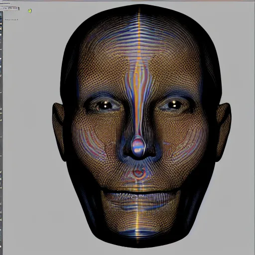 Prompt: face unwrapped uv map