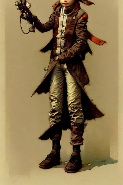 Prompt: ( ( ( ( ( 2 0 5 0 s retro future 1 0 year boy old super scientest in space pirate mechanics costume full portrait. muted colors. ) ) ) ) ) by jean - baptiste monge!!!!!!!!!!!!!!!!!!!!!!!!!!!!!!