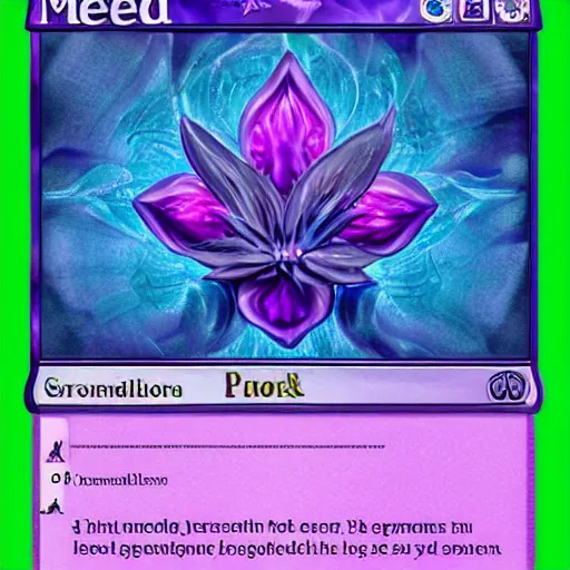 Prompt: leaked mering chakra essence petal purple confirmation