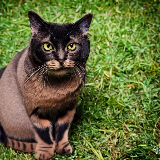 Prompt: professional photo of a rastafarian cat