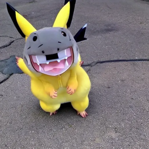 Image similar to if Pikachu were a real animal,f22