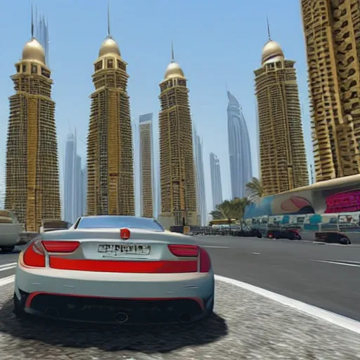 Prompt: gta : dubai by eric johannsen