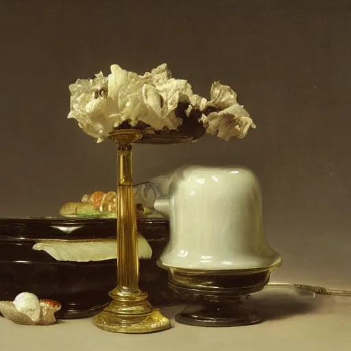 Image similar to still life by willem claesz heda