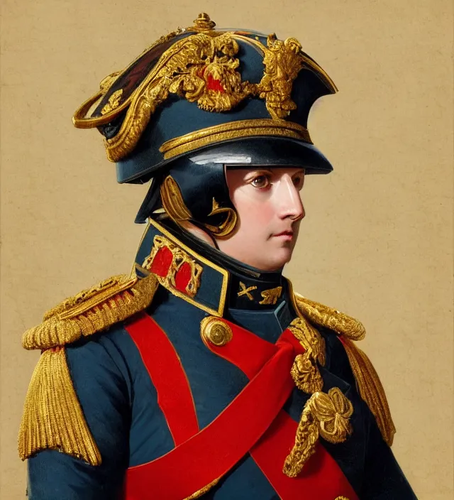 portrait of emperor napoleon wearing a traditional | Stable Diffusion