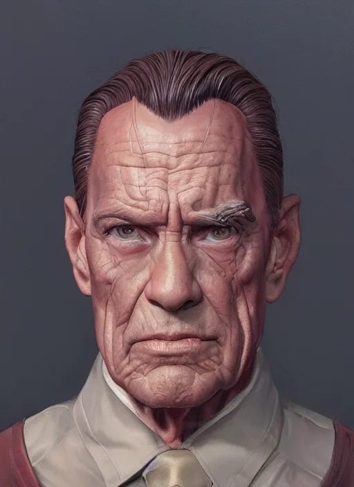 Prompt: portrait of Leland from Evil (2019), highly detailed, centered, solid color background, digital painting, artstation, concept art, smooth, sharp focus, illustration, Jason Edmiston, donato giancola, Joseph Christian Leyendecker, Les Edwards, Ed Repka, WLOP, Artgerm