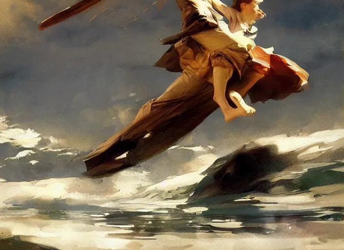 Prompt: oil painting of swift flying, art by anders zorn, wonderful masterpiece by greg rutkowski, beautiful cinematic light, american romanticism by greg manchess, creation by tyler edlin