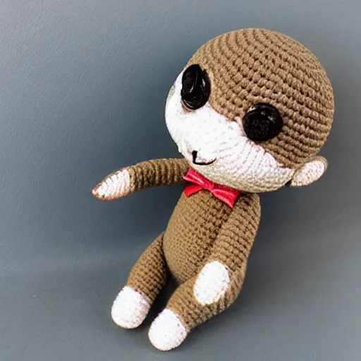 Prompt: cute otter Amigurumi