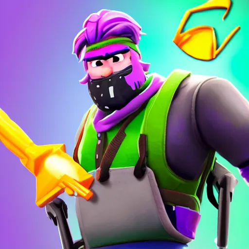 Image similar to fornite character