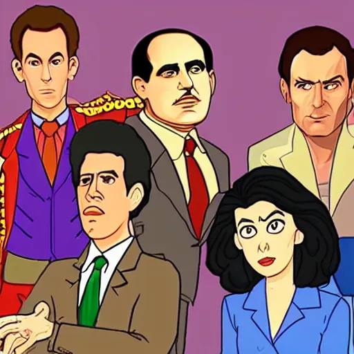 Image similar to TV show Seinfeld in the form of a point a click adventure game
