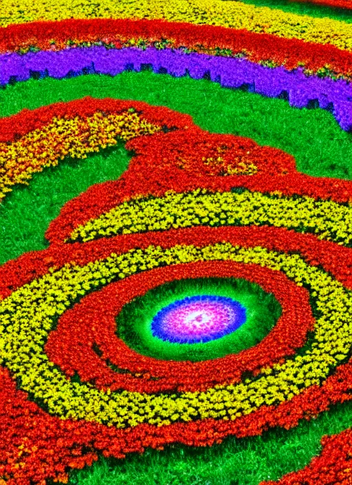 Image similar to toroidal flower field