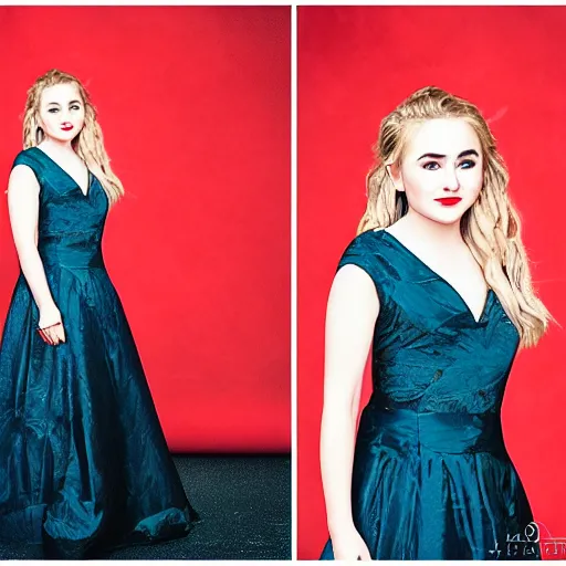 Prompt: professional portrait photography of sabrina carpenter in an opera