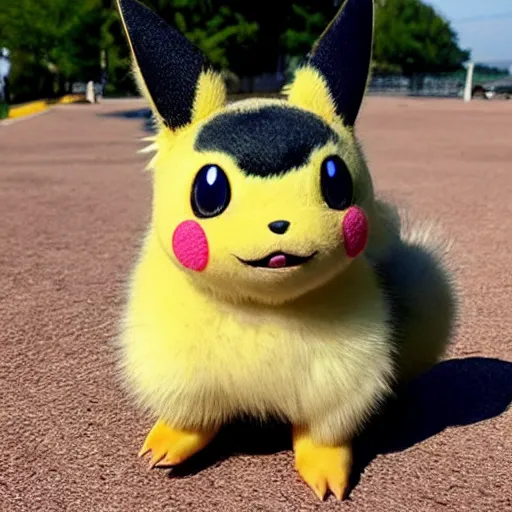 Prompt: Save the real-life Pokemon from climate change! Put a fee on carbon<description>adorable pokemon wants you to pet it</description>