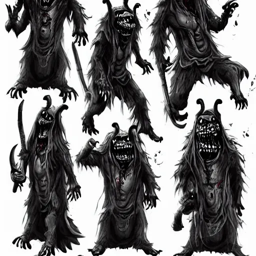 Prompt: cute undead monstrosities from the second edition of hallow's guide to summoning undead, highly detailed, photorealistic, artstation