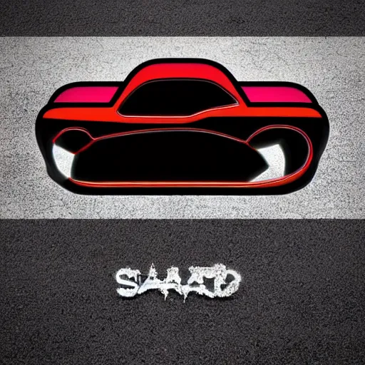 Image similar to satanic car