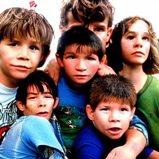 Image similar to the Goonies meet Stand by Me