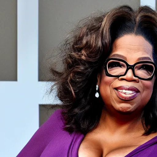 Image similar to oprah winfrey as the joker