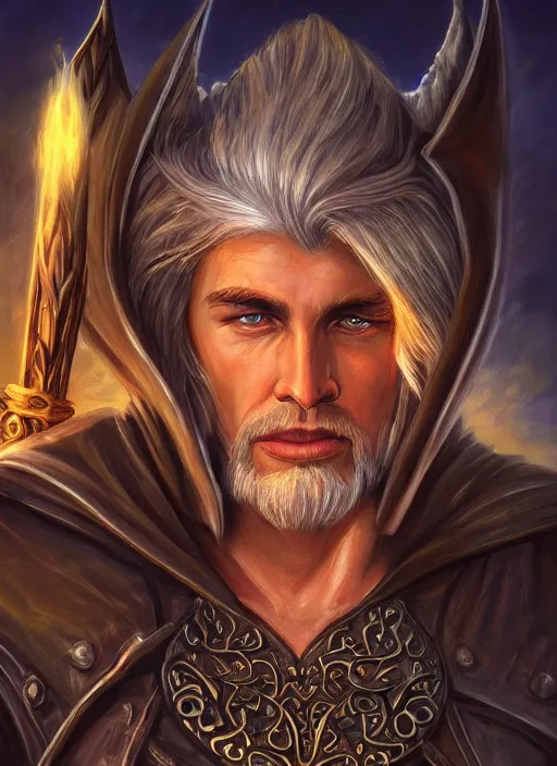 Image similar to kahl drago by anne stokes and larry elmore, detailed matte painting, realistic portrait, symmetrical, highly detailed, digital painting, artstation, concept art, smooth, sharp focus, illustration, cinematic lighting, 8 k resolution