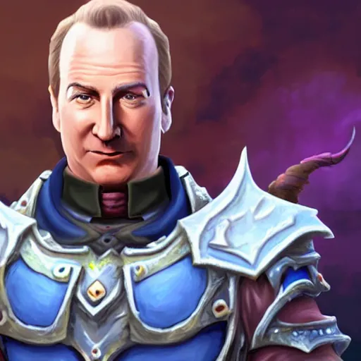 Prompt: Bob Odenkirk as a World of warcraft character