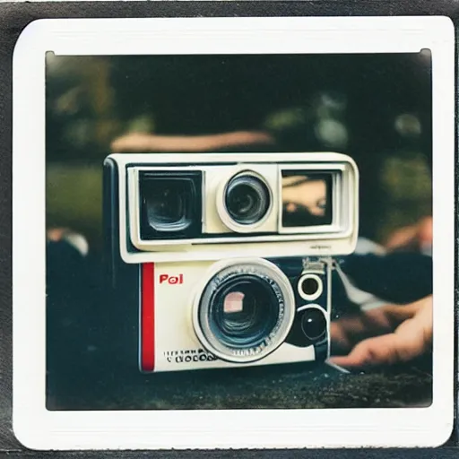 Prompt: polaroid inception, picture of a polaroid taking a polaroid with a polaroid, detailed, intricate, vintage