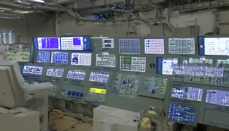 Image similar to nuclear power plant control panel