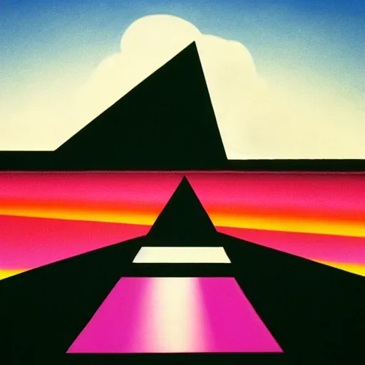 Image similar to Synthwave pink Floyd