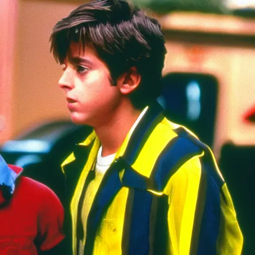 Image similar to still of xavi hernandez in back to the future ( 1 9 8 5 )