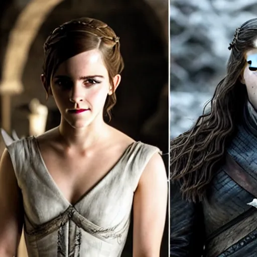 Image similar to emma watson in game of thrones