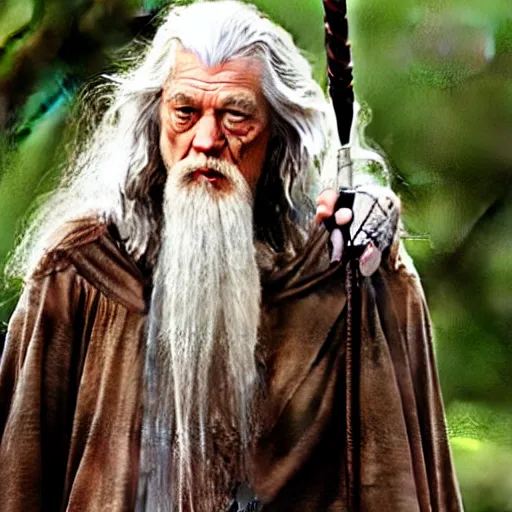 Image similar to gandalf in the movie blood diamond