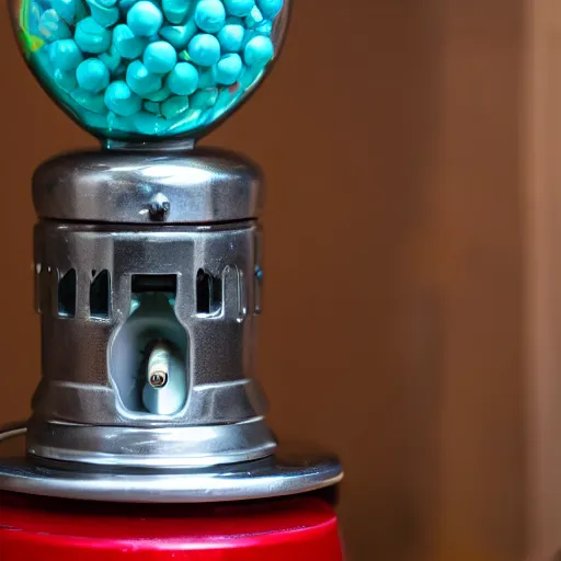 Image similar to a gumball machine, 2 4 mm lens, depth of field, 8 k, hd,